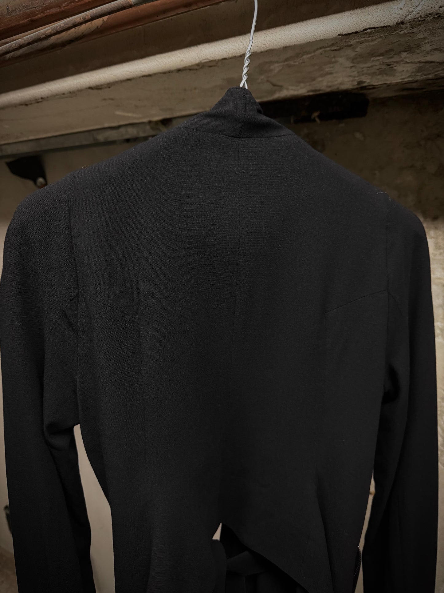 Gareth Pugh 2010s Asymmetric Open-front Raglan Jacket detail | DRIEW GARMENTS