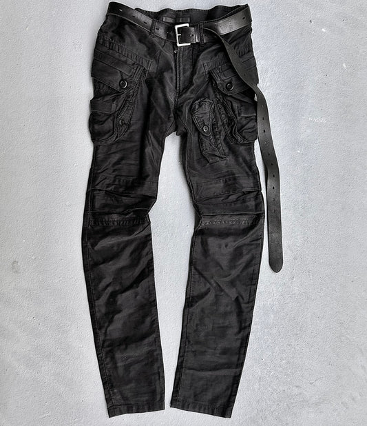 Julius_7 SS10 “Neurbanvolker” Slim-fit Gas Mask Cargo Pants