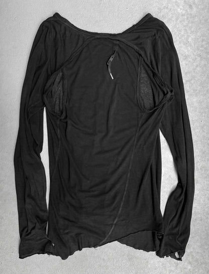 Boris Bidjan Saberi SS14 ‘LS3-F036’ Object-dyed Convertible Long-sleeves