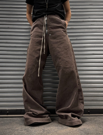 Rick Owens AW22 “STROBE” Brown Jumbo Leg ‘Bela’ Pants