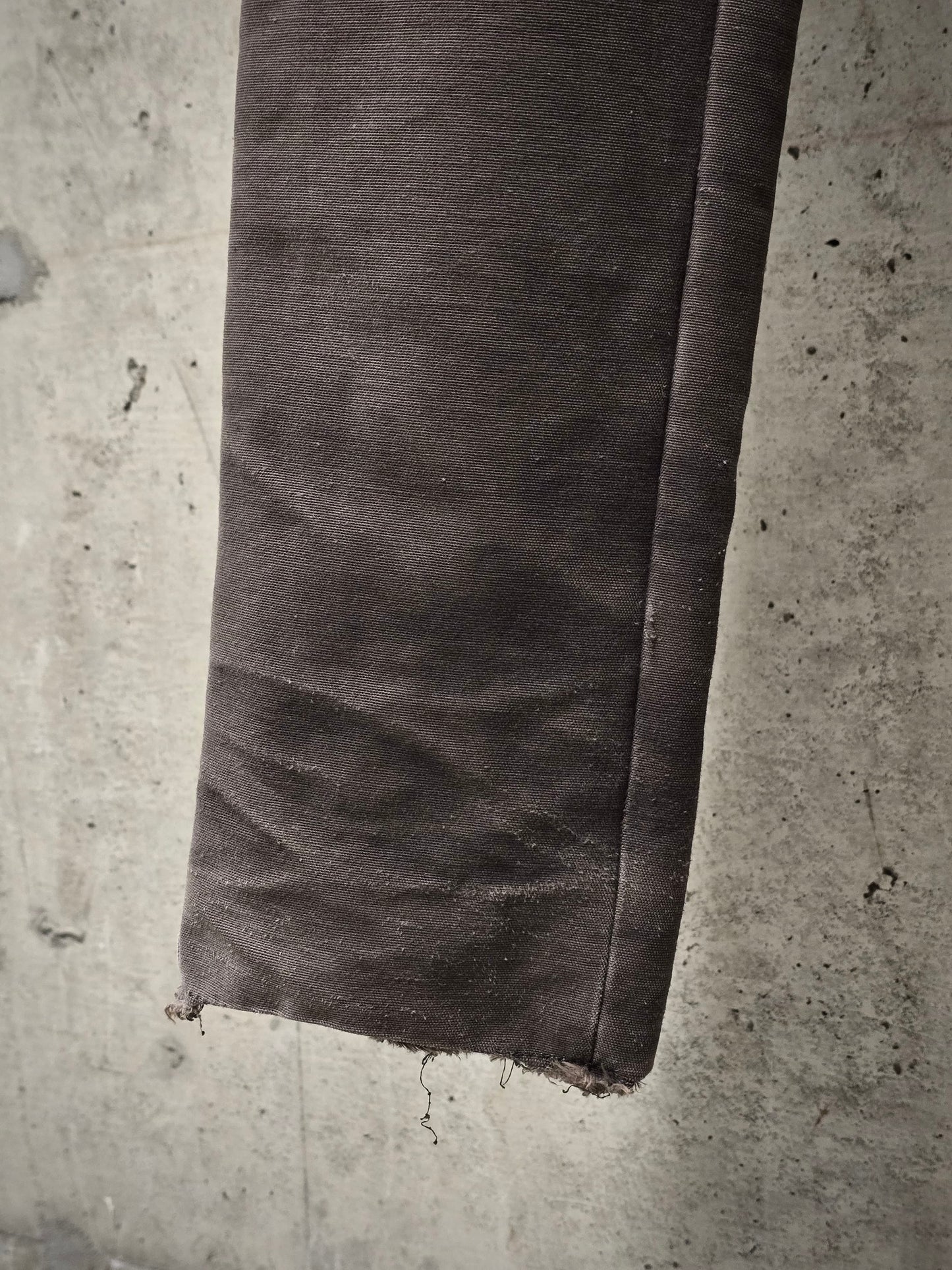 The Viridi-Anne Early 00s Khaki Bio Washed Cotton Canvas Pants