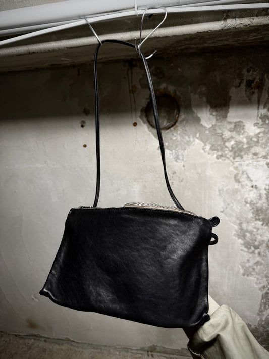 Guidi 'CLT01' Zipped Soft Horse Leather Cross Body Purse | Archive Fashion Toronto