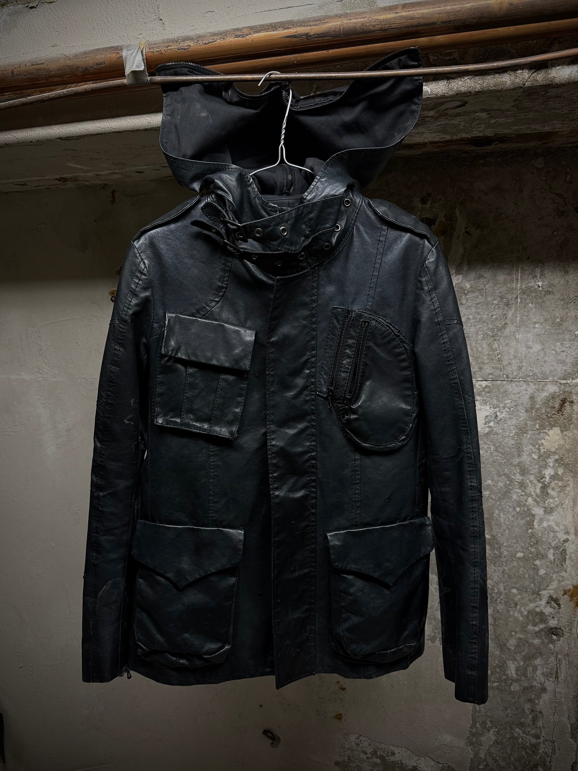 Yasuyuki Ishii Early 00s Distressed Deerskin Leather Field Jacket | Archive Fashion Toronto