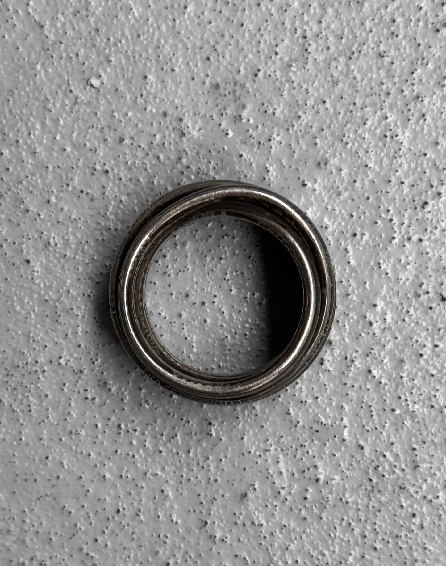 WERKSTATT:MÜNCHEN Wound Words Silver Ring