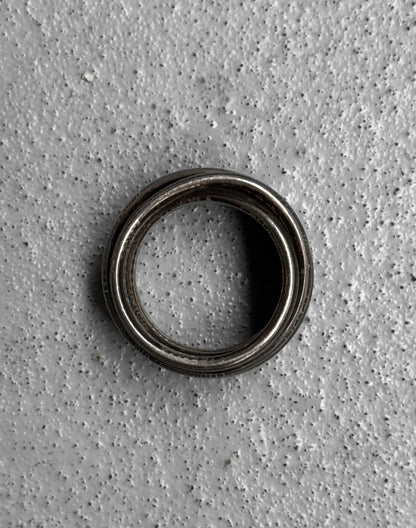 WERKSTATT:MÜNCHEN Wound Words Silver Ring