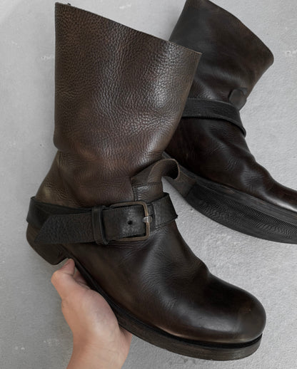 m.a+ by Maurizio Amadei 'S1C31' BI 1.5 Tall Buckle Engineer Boots