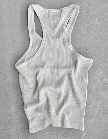 Kyoji Maruyama Early 00s Embezzled Skull Graphic Tank Top