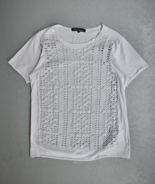 COMME des GARÇONS 00s Knitted Layer T-shirt