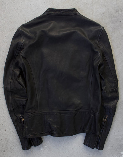 Isamu Katayama “Backlash” SS11 Object-Dyed Studded Calf-Leather Rider Jacket