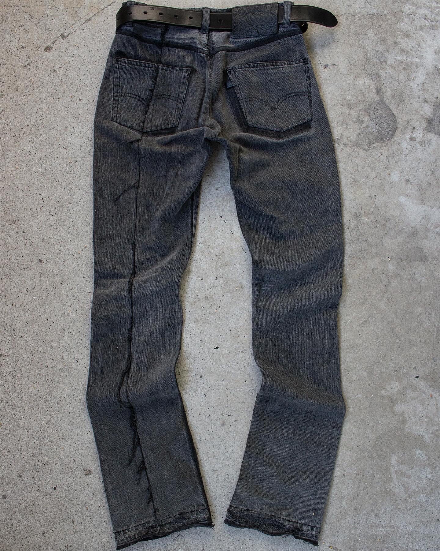 Unsound Rags 1/60 Charcoal Grey Reconstructed Denim