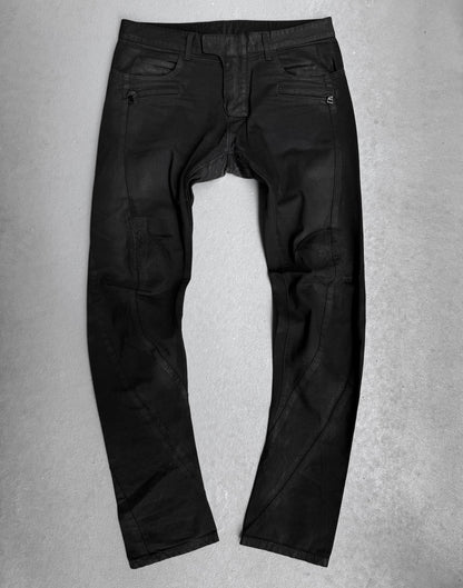 BALMAIN by Olivier Rousteing AW15 Distressed Light-wax Skinny Denim
