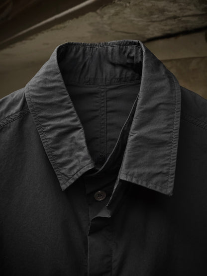 DEEPTI Collection °014-015 'S-013 TYPE-99' Open Collar Shirt detail | DRIEW GARMENTS