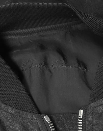 Rick Owens SS14 "VICIOUS" Blistered Lamb Leather Bomber Jacket