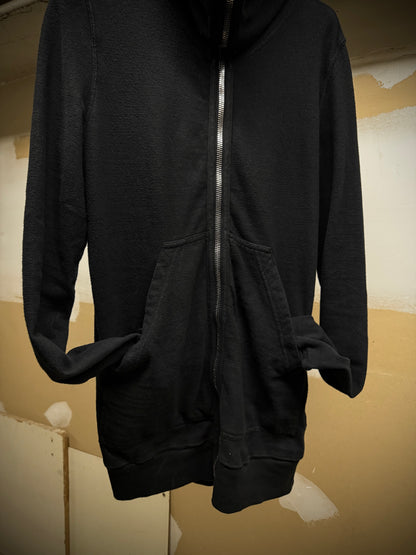 Rick Owens DRKSHDW AW16 "MASTODON" Black Cotton Gimp Hoodie detail | DRIEW GARMENTS