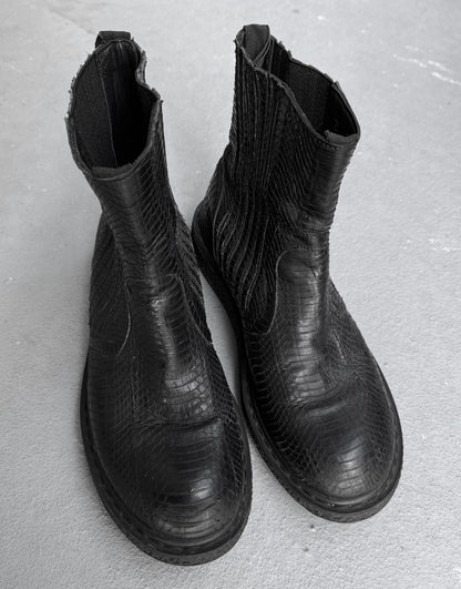 Rick Owens SS09 “STRUTTER” Python Skin Engineer Boots