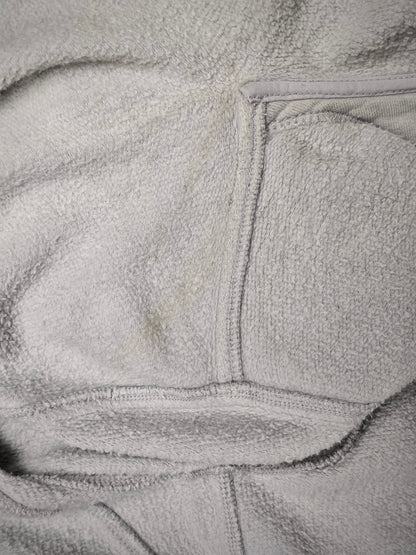 Gareth Pugh SS14 Light Grey Cotton Fleece Gimp Hoodie