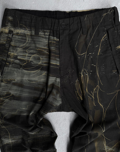 Yohji Yamamoto POUR HOMME SS20 Yuuka Asakura ‘Dessin’ Printed Shorts