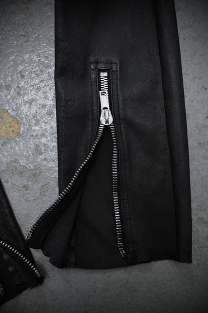 Rick Owens AW23 "LUXOR" Gary Lamb Leather Skinny Pants