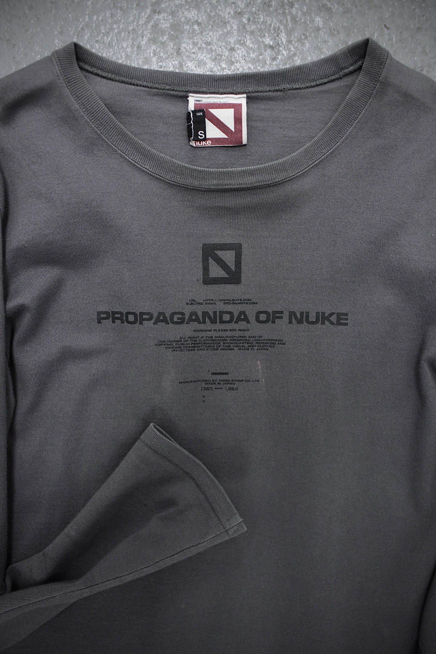 NUKE by Tatsuro Horikawa Late 90s Graphic Long-sleeves Jumper