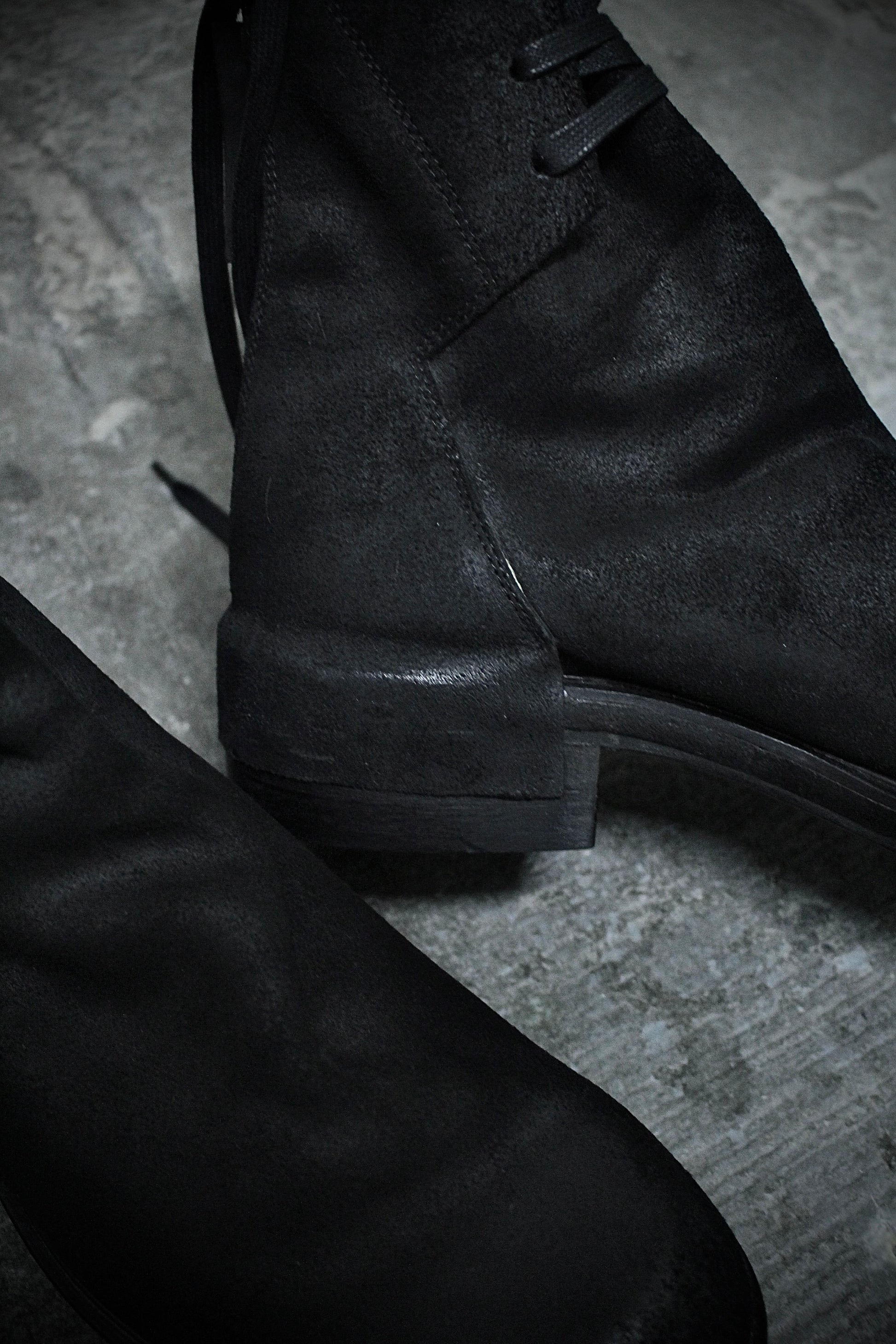 Cinzia Aria CINZIA ARAIA Reverse Cow Leather Back Zip Boots detail | DRIEW GARMENTS