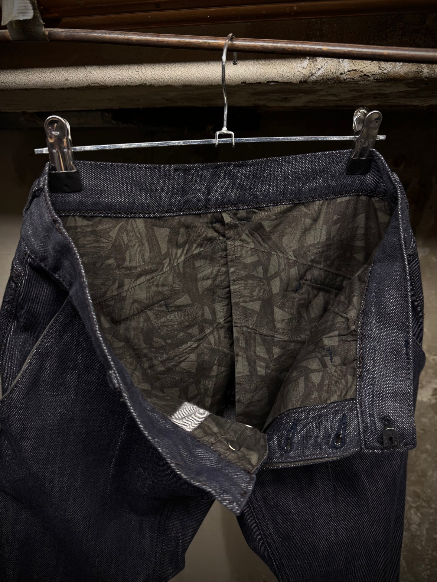 DEVOA 2010s Indigo Chain Seam J-Cut Selvedge Denim detail | DRIEW GARMENTS