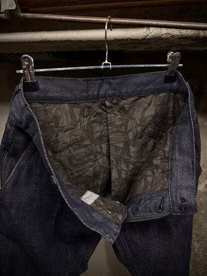 DEVOA 2010s Indigo Chain Seam J-Cut Selvedge Denim detail | DRIEW GARMENTS