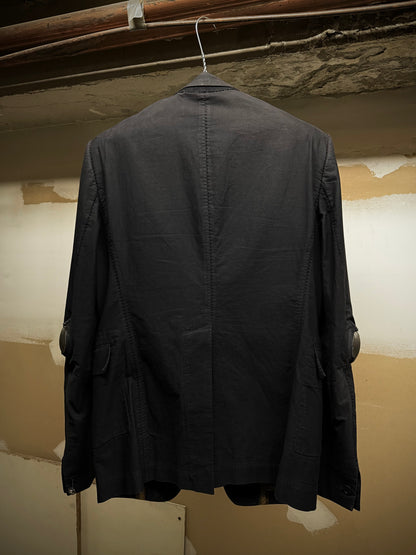Carol Christian Poell 2010 'GM/2618OOD CORD-PTC/10' Taped Seam Titanium Prosthetic Elbow Overlock Blazer