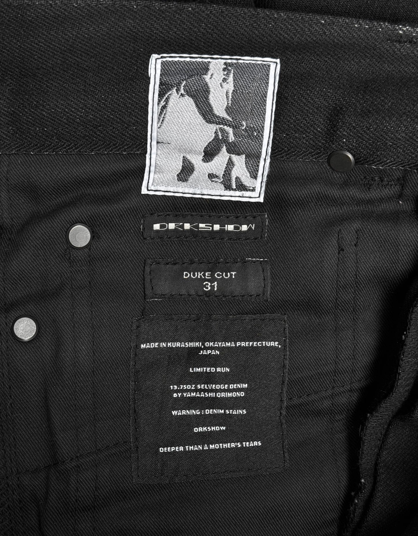 Rick Owens DRKSHDW AW20 “PERFORMA” 16oz Japanese ‘Duke Cut’ Denim