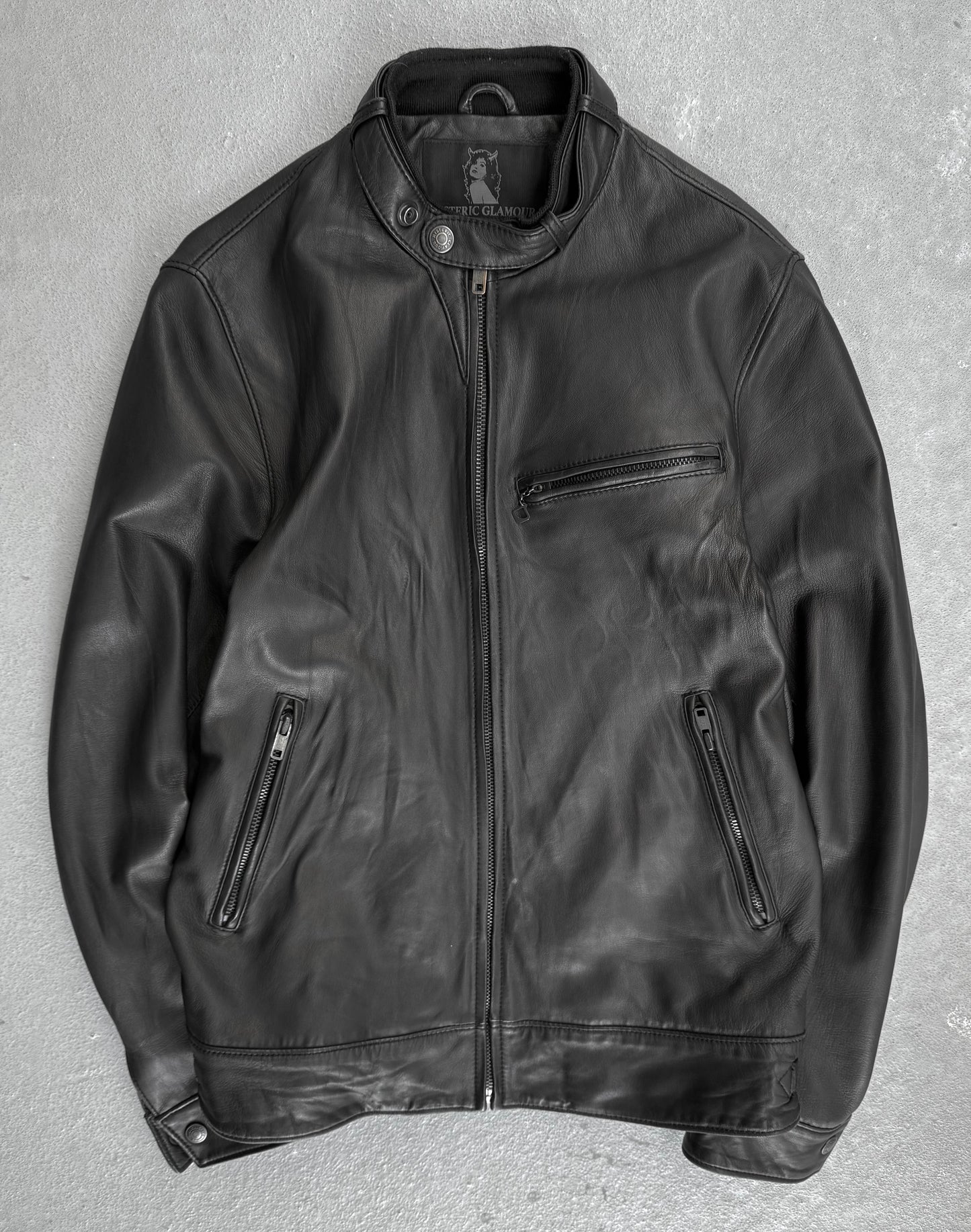 Hysteric Glamour 2010s Sheepskin Leather Rider Jacket