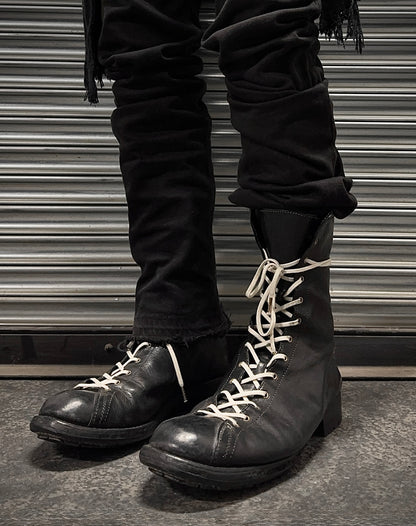 GUIDI 2011-2012 ‘5305’ Cordovan Leather Lace-up Monkey Boots