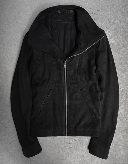 Rick Owens AW15 "SPHINX" Nubuck Lambskin Leather Geo Jacket