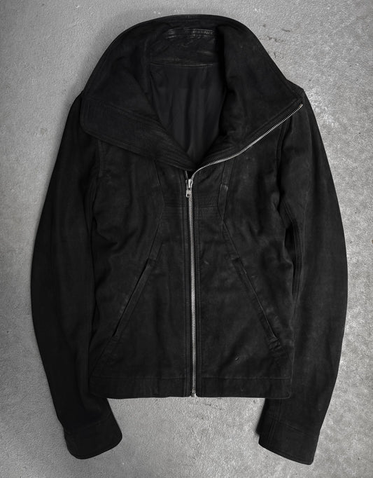 Rick Owens AW15 "SPHINX" Nubuck Lambskin Leather Geo Jacket