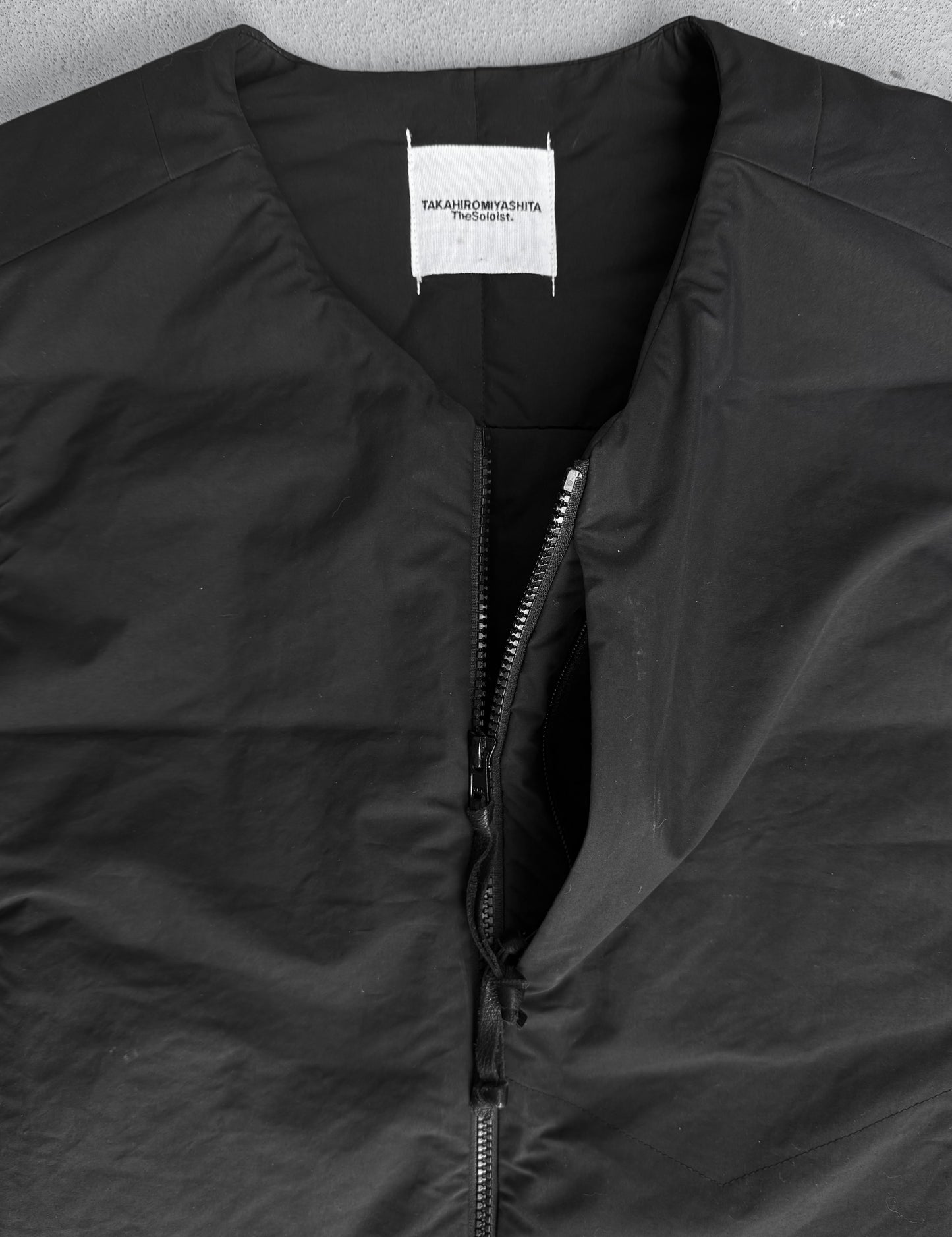 TakahiroMiyashita TheSoloist. AW15 Rough-out Deer Suede Padded Vest