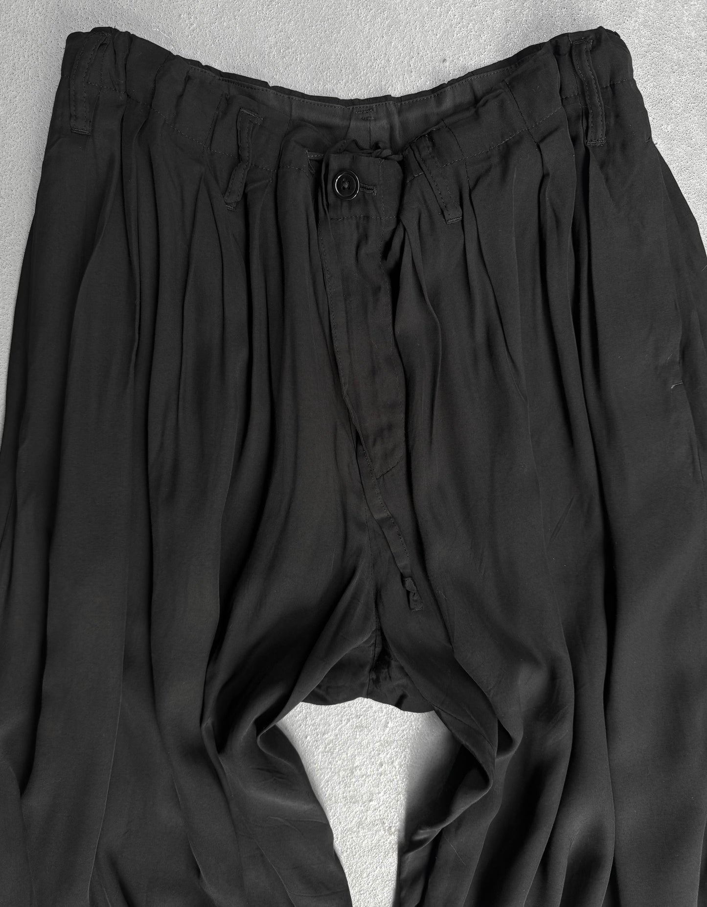 Yohji Yamamoto POUR HOMME SS11 Pleated Drop-crotch Balloon Pants