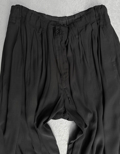 Yohji Yamamoto POUR HOMME SS11 Pleated Drop-crotch Balloon Pants