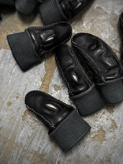 Carol Christian Poell 'AM/2596 ROOMS-PTC/010' Object-dyed Kangaroo Leather Prosthetic Fingers detail | DRIEW GARMENTS