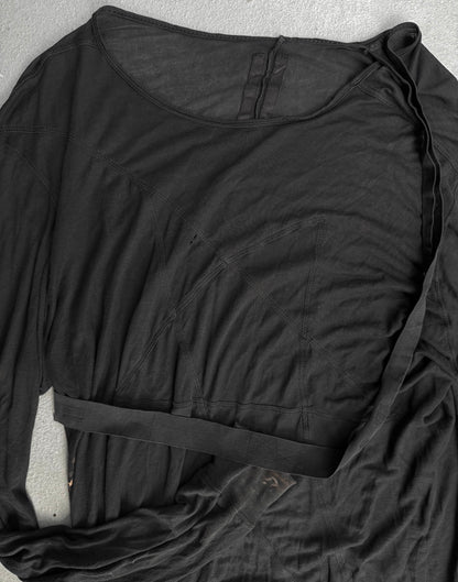 Rick Owens DRKSHDW AW12 "MOUNTAIN" Sheer Pentagram Long-sleeves