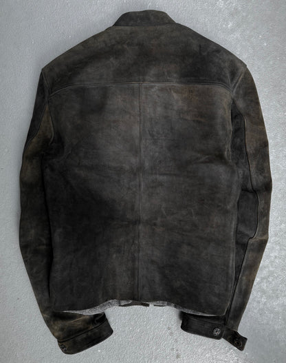 Carpe Diem Early 00s Reversible Cow Leather Aviator Jacket