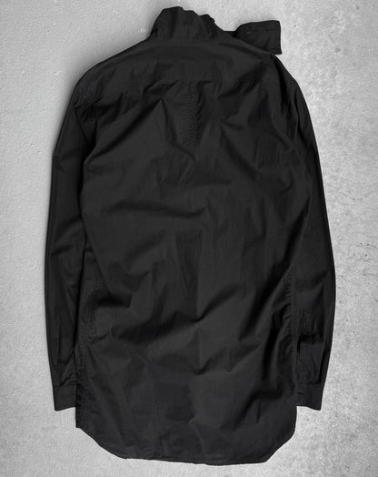 Rick Owens AW14 “MOODY” Asymmetrical Button-up Shirt