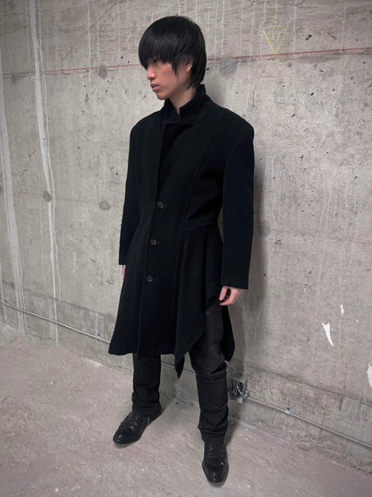 COMME des GARÇONS Late 80s Asymmetric Wool Victorian Tailcoat