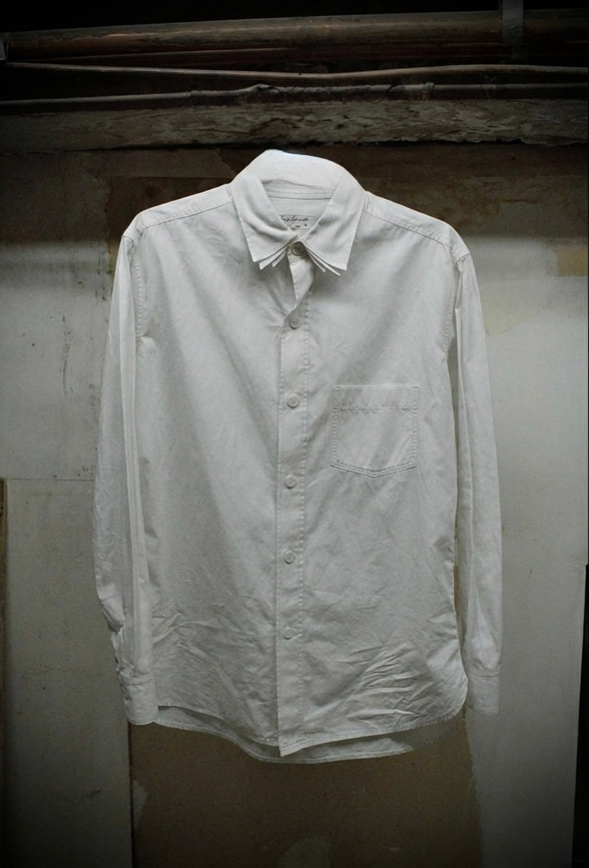 Yohji Yamamoto POUR HOMME AW18 Triple Collar Button-up Shirt | Archive Fashion Toronto