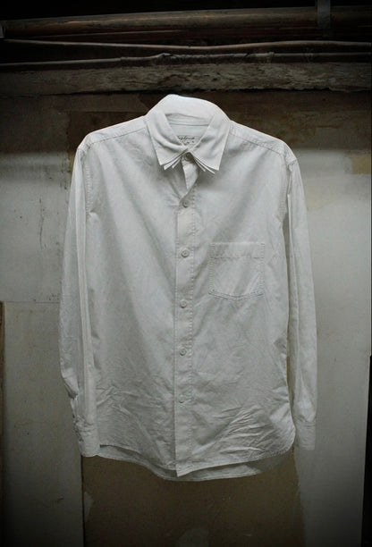 Yohji Yamamoto POUR HOMME AW18 Triple Collar Button-up Shirt | Archive Fashion Toronto
