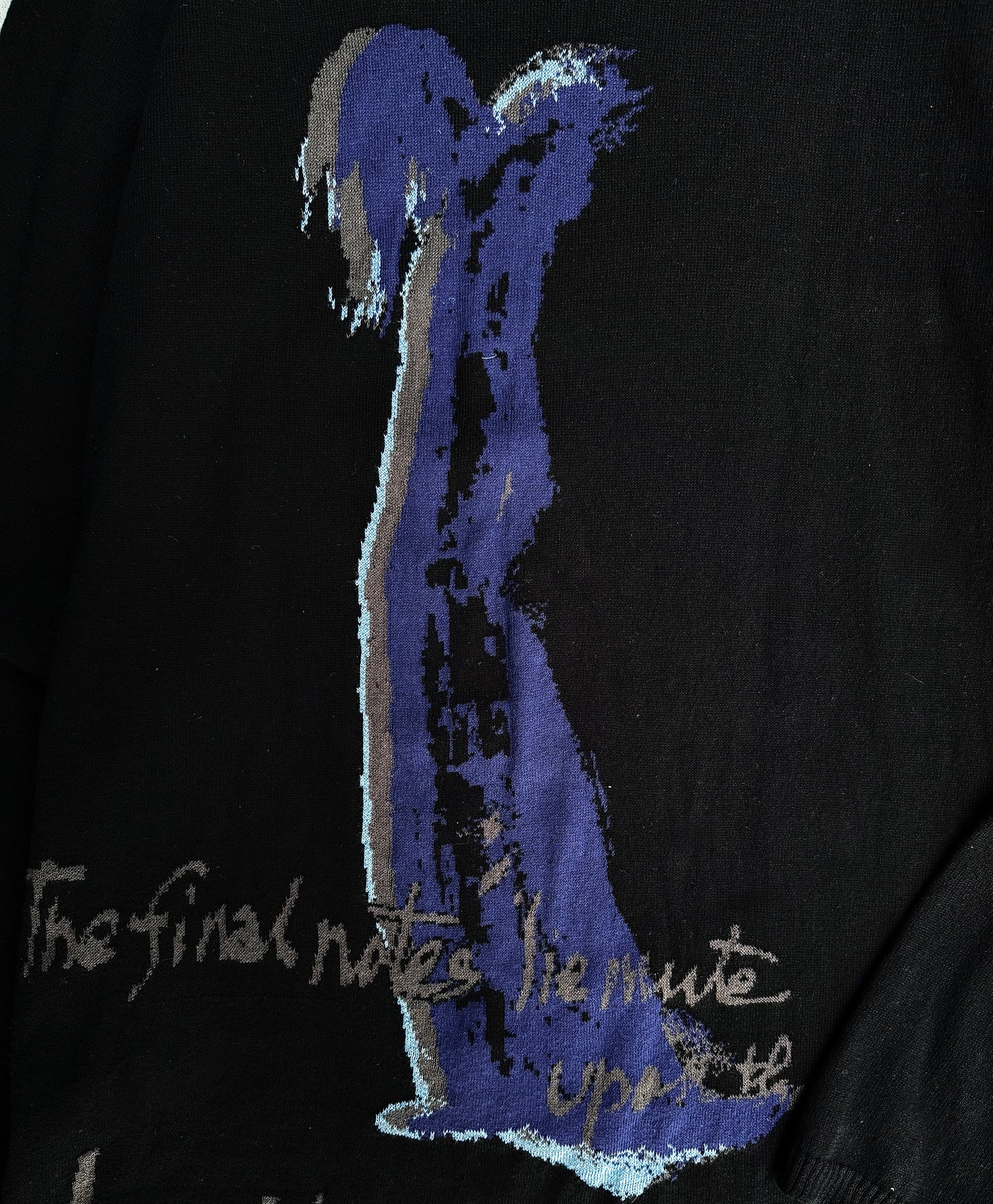 Yohji Yamamoto POUR HOMME SS20 ‘Moody Women’ Poem Knit Long-sleeve