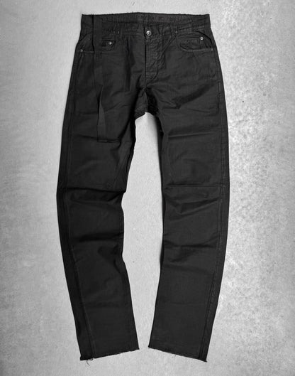 Rick Owens DRKSHDW AW09 “CRUST” Light-waxed Cotton Poplin Skinny Pants