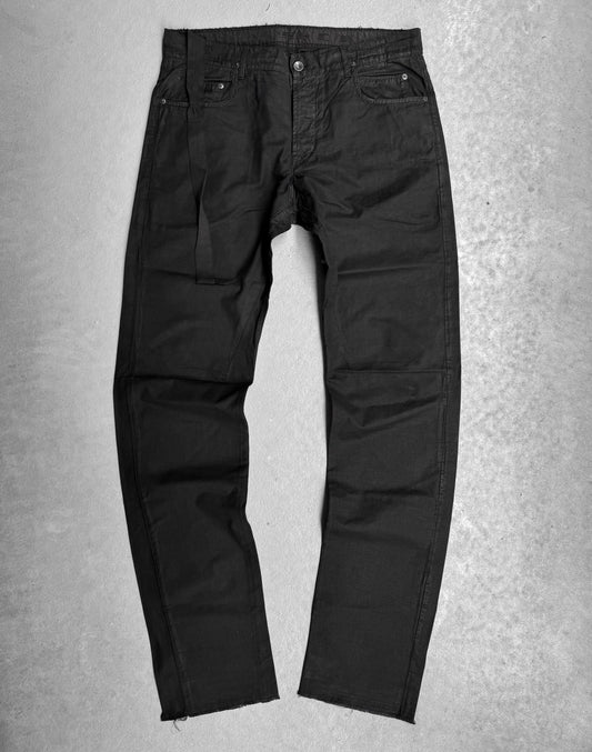 Rick Owens DRKSHDW AW09 “CRUST” Light-waxed Cotton Poplin Skinny Pants
