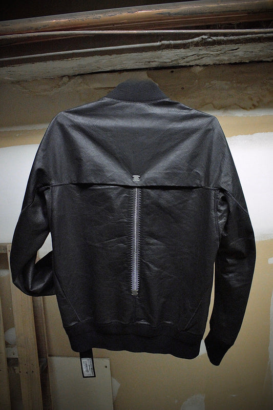 Isaac Sellam: “Experience” 'MAFIEUX' Overlock Tyvek Lined Lambskin Leather Bomber Jacket