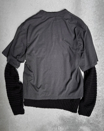 UNDERCOVER AW23 Reversible Layered ‘Ramones’ Knitted Sweater