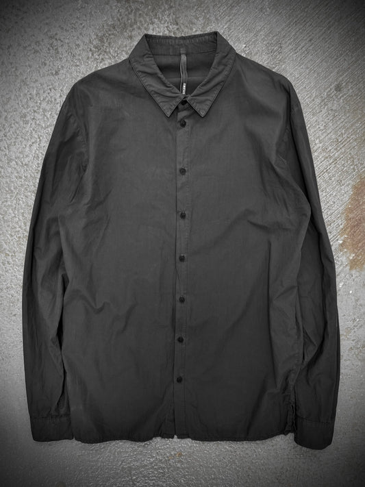 SILENT by DAMIR DOMA 2010s Dust Grey Classic Button-up Shirt