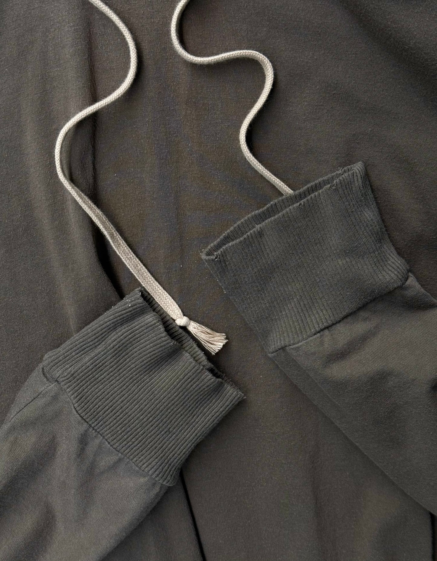 Rick Owens DRKSHDW SS13 "ISLAND" DRK DUST Hooded Long-sleeves detail | DRIEW GARMENTS