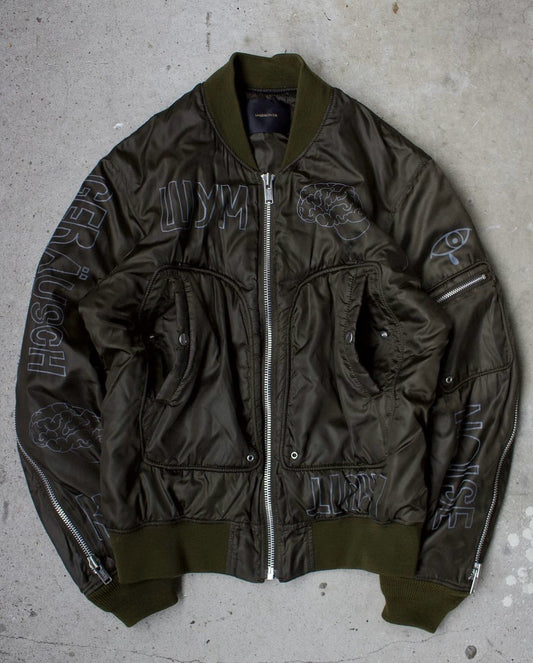Undercover AW 2014 back-zip bomber